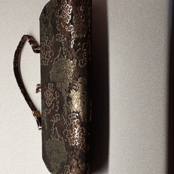 Genuine Vintage 40s/50s Era Evening Bag Asian Inspired Design - Picture 3 of 11